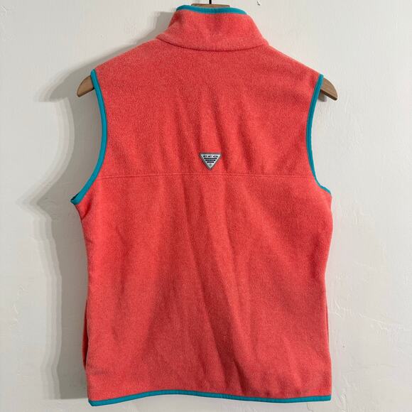 Columbia Women’s PFG Harborside™ Fleece Vest Pink Size Small - Picture 8 of 8